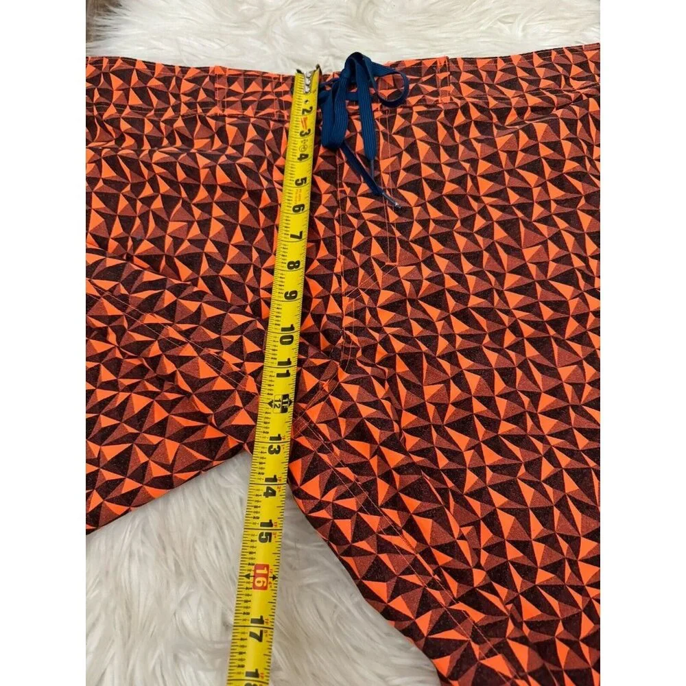 Under‎ Armour UA Bergwind Board short Swimsuit Beta Orange Storm Sz 42 Heat Gear